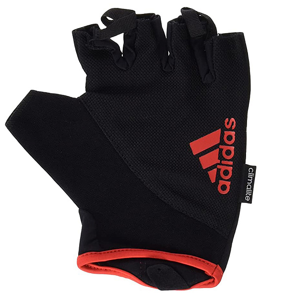 Фото Фитнес-перчатки Adidas ADGB-12323RD черный-красный L №1