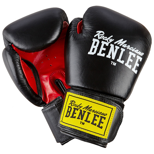 Фото Боксерские перчатки Benlee Fighter 194006-1503 14 унций черный-красный №1