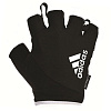 Фото Фитнес-перчатки Adidas ADGB-12321WH черный-белый S №3