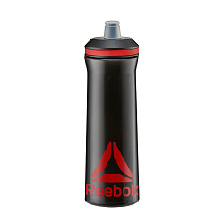 Бутылка для воды Reebok RABT-12005BK черный-красный 0,75л