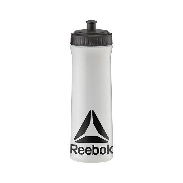 Фото Пляшка для води Reebok RABT-11005CLBK сірий-чорний 0,75л №1