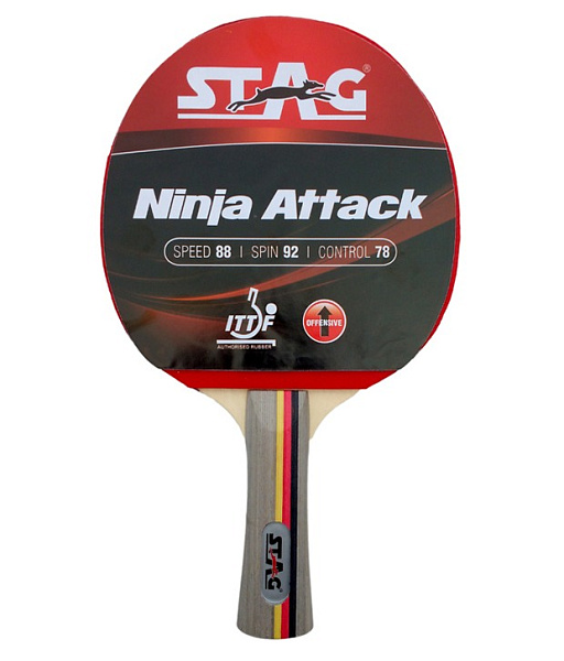 Фото Ракетка для настольного тенниса Stag Ninja Attack №1
