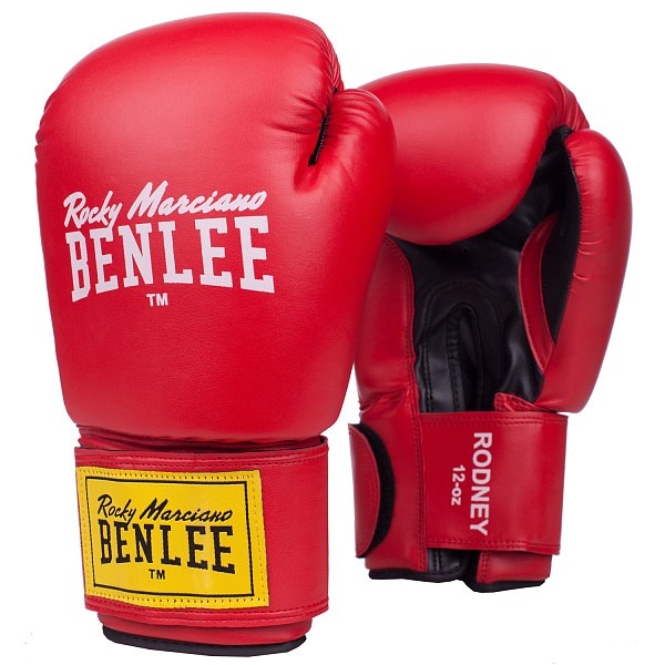 Фото Боксерские перчатки Benlee Rodney 194007-2514 10 унций красный-черный №1