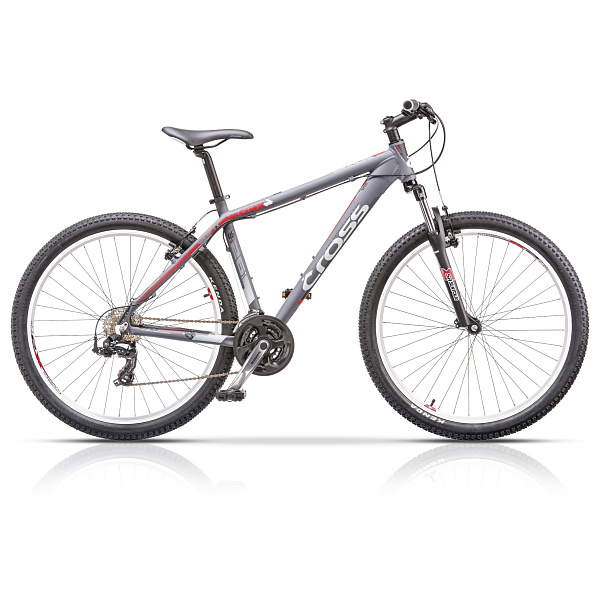 Фото Велосипед 26 CROSS GRX 7 24 spd рама 18 2015 серый №1