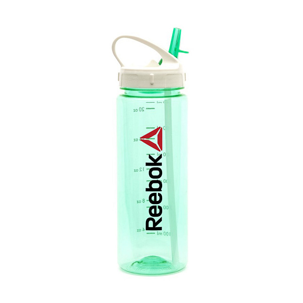 Фото Пляшка для води Reebok RABT-P65GNWORD Green 0,65л №1